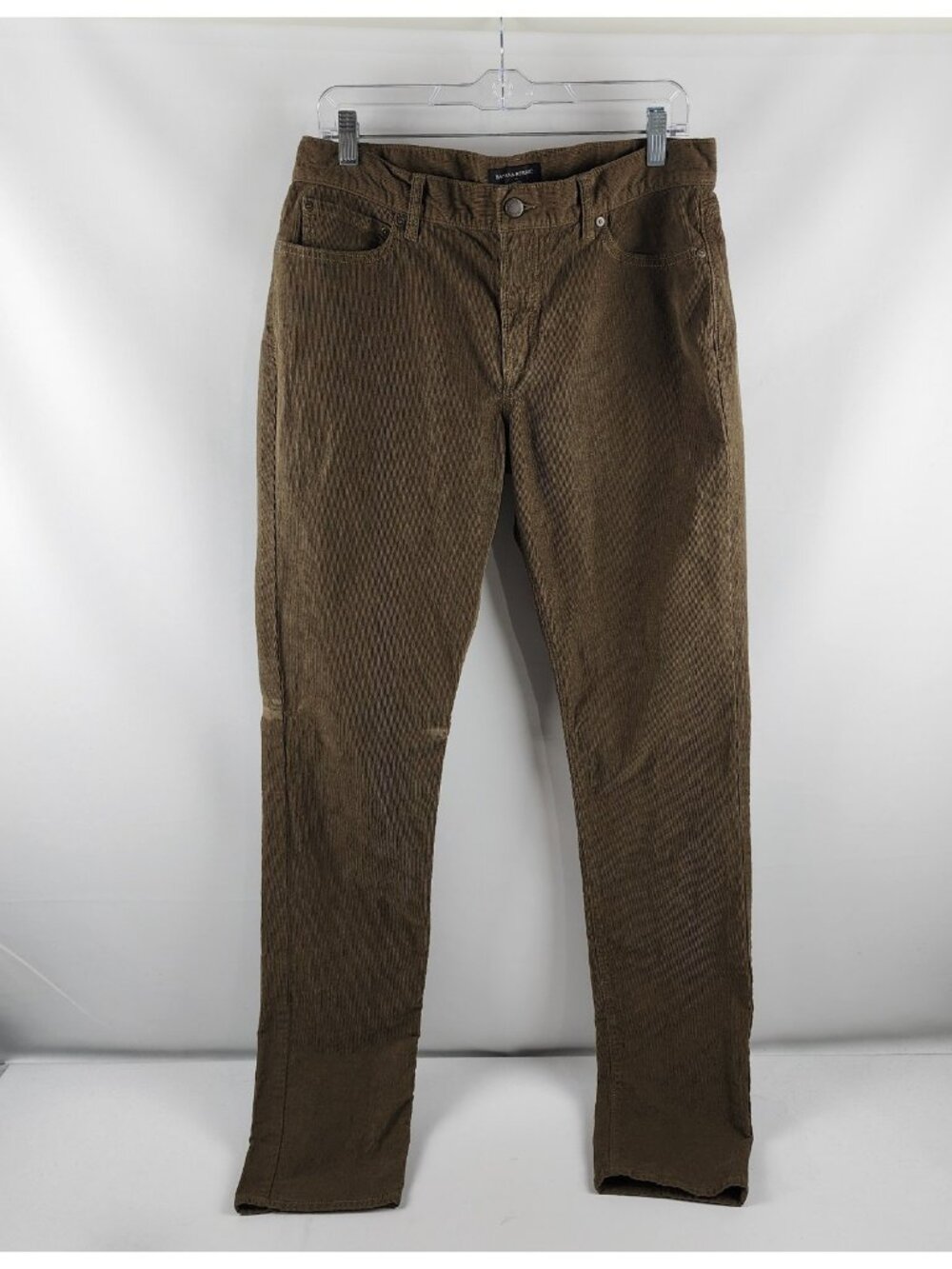 Banana Republic Pants Mens 32x35 Brown Slim Fit Corduroy Preppy Pant